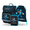 Baagl SET 3 Ergo Minecraft Blue Axe modrá + darček, skladom ihneď na odoslanie
