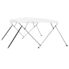 Strieška Bimini so 4 oblúkmi, biela 243x210x137 cm-ForU-92369