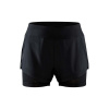 Dámske Kraťasy CRAFT ADV ESSENCE 2-IN-1 SHORTS W 1910722-999000 – Čierna