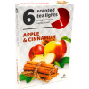 ČAJOVÉ SVIEČKY Jablko škorica (Apple Cinnamon) – 6ks