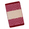 Bellatex Kúpeľňová predložka 60x100cm chevron burgundy