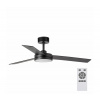 FARO Barcelona | FARO 34261 - LED Stropný ventilátor BARTH LED/24W/230V čierna + DO | FA34261