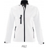 SOL´S ROXY / Dámska 3-vrstvová softshellová bunda - white XL