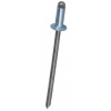 GUNNEX Trhacie nity duté s plochou hlavou 4,8 x 12 mm hliník/oceľ 500 ks