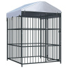 Vonkajšia voliéra pre psy so strechou 150x150x210 cm-ForU-145760