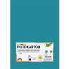 Dekoračný kartón, 2 stranný, A4, 300 g, 50 listov, FOLIA, tyrkysový