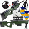 AWP SNIPEROVÁ PUŠKA KARABÍNA NA GULIČKY REPLIKA ASG S PUŠKOHĽADOM + PUŠKOHĽAD + 2 GRANÁTY GULIČIEK