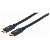 Kábel Manhattan USB-C, USB 3.1, Gen 1, USB-C samec na USB-C samec, 5 Gb/s, 2 m, čierna (354905)