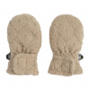 LODGER Rukavice Mittens Folklore Fleece Beige 0 - 12 mesiacov