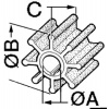 CEF MARINE obežné koleso YAMAHA/MARINER 6/8 HP Variant: Obežné koleso YAMAHA/MARINER 6/8 hp Impeller YAMAHA/MARINER 6/8 HP