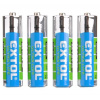 EXTOL ENERGY 42001 baterie zink-chloridové, 4ks, 1,5V AA (R6)