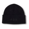 Čiapka Fox Racing Wordmark Beanie Black uni