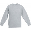 Fruit of the Loom F.O.L. | Classic Kids Set-In Sweat Detská mikina_16.2041 Farba: Heather Grey, Veľkosť: 140