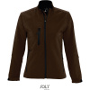 SOL's Collection Bunda Roxy, 3-vrstvá, softshellová, dámská COT25468026001-dark chocol S Čokoládová tmavá