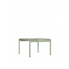 Ferm Living Stolík Dapple Low, 57 x 57 cm, Tea Green – zelený