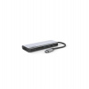Belkin USB-C 7v1 Multiport adapter - 4K HDMI, USB-C PD 3.0, 2x USB-A 3.0, čtečka SD a micro SD karet, 3,5mm jack (AVC009btSGY)