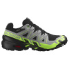 Pánska bežecká obuv Salomon Speedcross 6 Gore-Tex Black/Alloy/Green Gecko UK 11