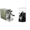 Stone Espresso Mine Green + Eureka Mignon Silenzio, CR black