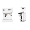 Ascaso Steel DUO PID, White&Wood + Rocket Espresso GIANNINO, chrome/black