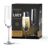 BOHEMIA PRESTIGE LUCY POHÁR NA ŠAMPANSKÉ 6 x 270 ml