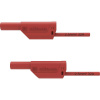 Schützinger VSFK 8500 / 2.5 / 50 / RT bezpečnostné meracie káble [4 mm zástrčka - 4 mm zástrčka] 50.00 cm červená 1 ks; VSFK 8500 / 2.5 / 50 / RT