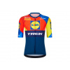 Santini Lidl-Trek Replica Race Jersey tmavomodrá/žltá Veľkosť: M