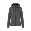 Bunda STEDMAN Recycled Scuba Jacket, Anthra Heather sivá, XS