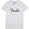 Fender Spaghetti Logo WHT L
