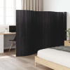 vidaXL Paraván sivý 165x800 cm bambus - Sivá - 92253-46471