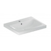 Geberit iCon - Umývadlo na dosku, 60x48x16 cm, s prepadom, s otvorom na batériu, KeraTect, biela 501.847.00.2