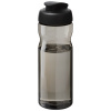 Športová fľaša H2O Active® Eco Base s objemom 650 ml s odklápacím viečkom - Čierna / Uhľovočierna