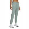 Under Armour Rival Hi Rise Woven Pant zelená