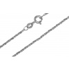 Argento Strieborná retiazka Hadík 1,2 mm Rhodiovaná 15256 | Dĺžka: 55 cm