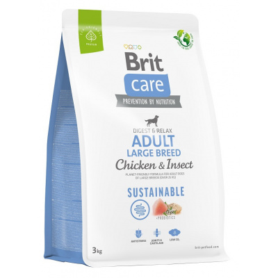 Brit Care granuly Dog Sustainable Adult Large Breed 3kg