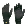 Warmpeace Powerstretch rukavice čierne - S/M