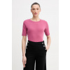 Bavlnené tričko United Colors of Benetton 1C19D10G2 ružová M