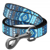 WAU DOG Nylonové vodítko ETHNO BLUE 122cm Veľkosť:: L