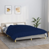 Zátěžová deka modrá 200 x 220 cm 13 kg textil Modrá 3154805