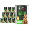John Dog for Cats mokré krmivo králik pena 6x400 g