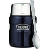 Termoska na jídlo THERMOS Style se skládací lžící a šálkem - tmavě modrá 470 ml