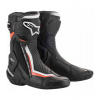 Boty SMX PLUS 2, ALPINESTARS (čierna/biela/ červená fluo) 2023 Veľkosť: 38