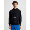 Calvin Klein pánska čierna mikina TRANSPARENT STRIPE LOGO J30J322891 XXL