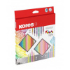 Kores Style trojhranné pastelky 26 barev