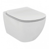 Ideal Standard Tesi - SET - Závesné WC, 36x53cm, AQUABLADE® + sedátko, ultra ploché, Soft-Close, biela