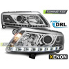 XENON PREDNÉ SVETLÁ TRUE DRL CHROM pre AUDI A6 C6 04.04-08