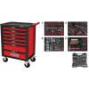 KS Tools 826.7515 dielenský vozík ocelový plech Farba:čierna, červená; 826.7515
