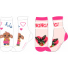 Zajačik Bing - licencia Dievčenské ponožky - Zajačik Bing 5234105, biela / ružová Farba: Mix farieb, Veľkosť: 31-34