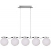 Candellux Ramon závesné svietidlo 5x40 W biela-chrómová 35-01429