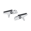 Defiance Rider Footpegs - Chrome