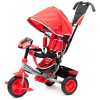 BABY MIX 45765 Trojkolka s led svetlami Lux Trike červená